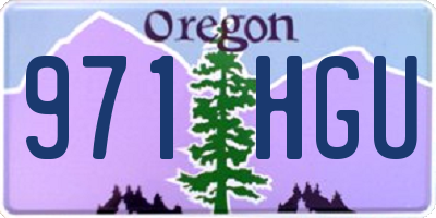 OR license plate 971HGU