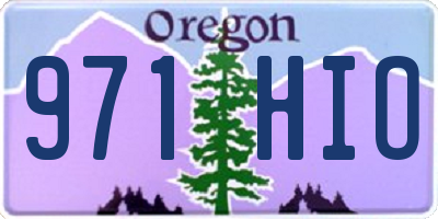 OR license plate 971HIO