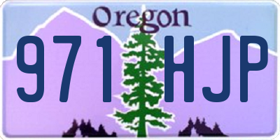 OR license plate 971HJP