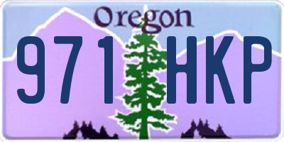 OR license plate 971HKP