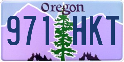OR license plate 971HKT