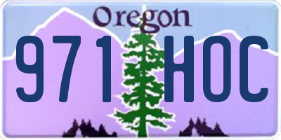 OR license plate 971HOC