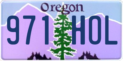 OR license plate 971HOL
