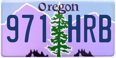 OR license plate 971HRB