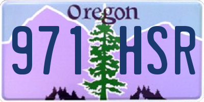 OR license plate 971HSR