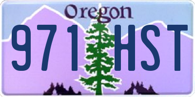 OR license plate 971HST