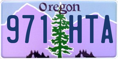 OR license plate 971HTA