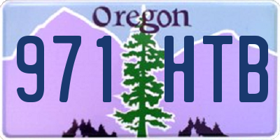 OR license plate 971HTB