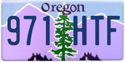 OR license plate 971HTF