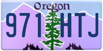 OR license plate 971HTJ