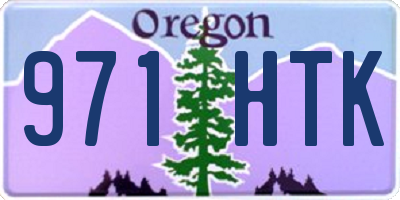 OR license plate 971HTK