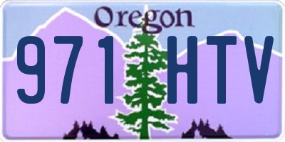 OR license plate 971HTV