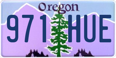 OR license plate 971HUE