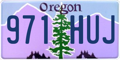 OR license plate 971HUJ