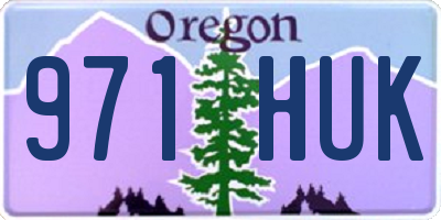 OR license plate 971HUK