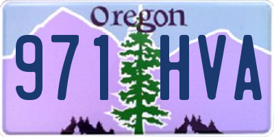 OR license plate 971HVA