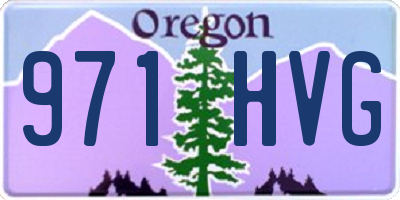 OR license plate 971HVG