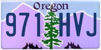 OR license plate 971HVJ