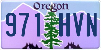OR license plate 971HVN