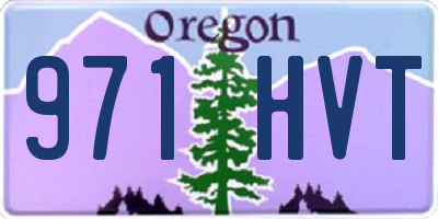 OR license plate 971HVT