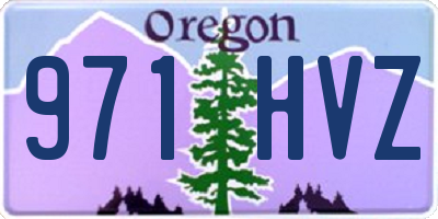 OR license plate 971HVZ