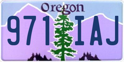 OR license plate 971IAJ