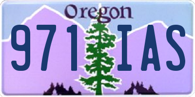 OR license plate 971IAS