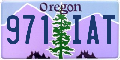OR license plate 971IAT