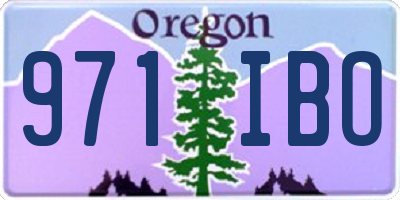 OR license plate 971IBO