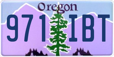 OR license plate 971IBT