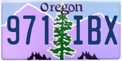 OR license plate 971IBX