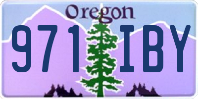 OR license plate 971IBY