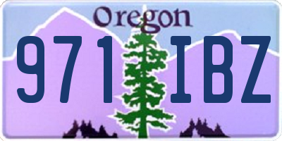 OR license plate 971IBZ