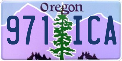 OR license plate 971ICA
