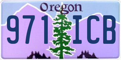 OR license plate 971ICB