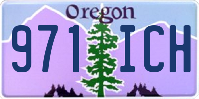 OR license plate 971ICH