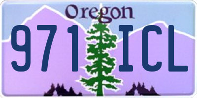 OR license plate 971ICL