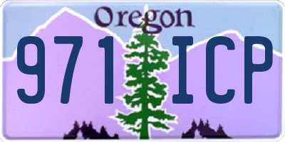 OR license plate 971ICP