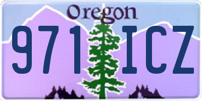 OR license plate 971ICZ