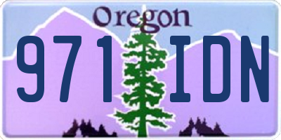 OR license plate 971IDN