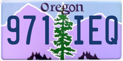 OR license plate 971IEQ