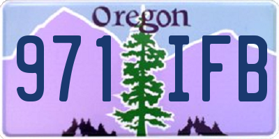 OR license plate 971IFB