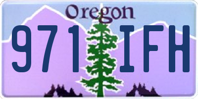 OR license plate 971IFH