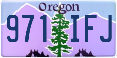 OR license plate 971IFJ