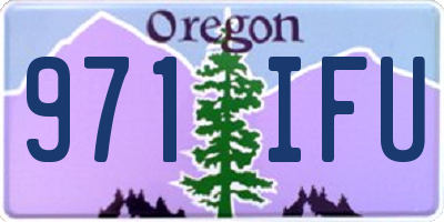 OR license plate 971IFU