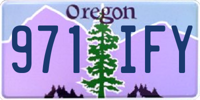 OR license plate 971IFY