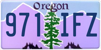 OR license plate 971IFZ