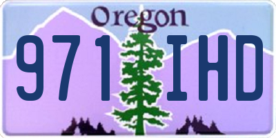 OR license plate 971IHD
