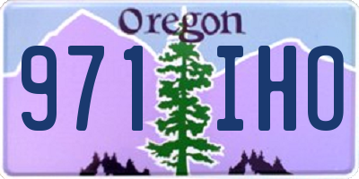 OR license plate 971IHO