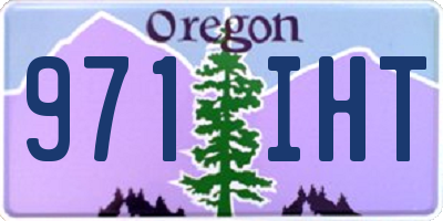 OR license plate 971IHT